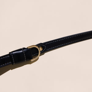 Black Leather Leash