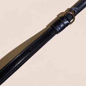 Black Leather Leash