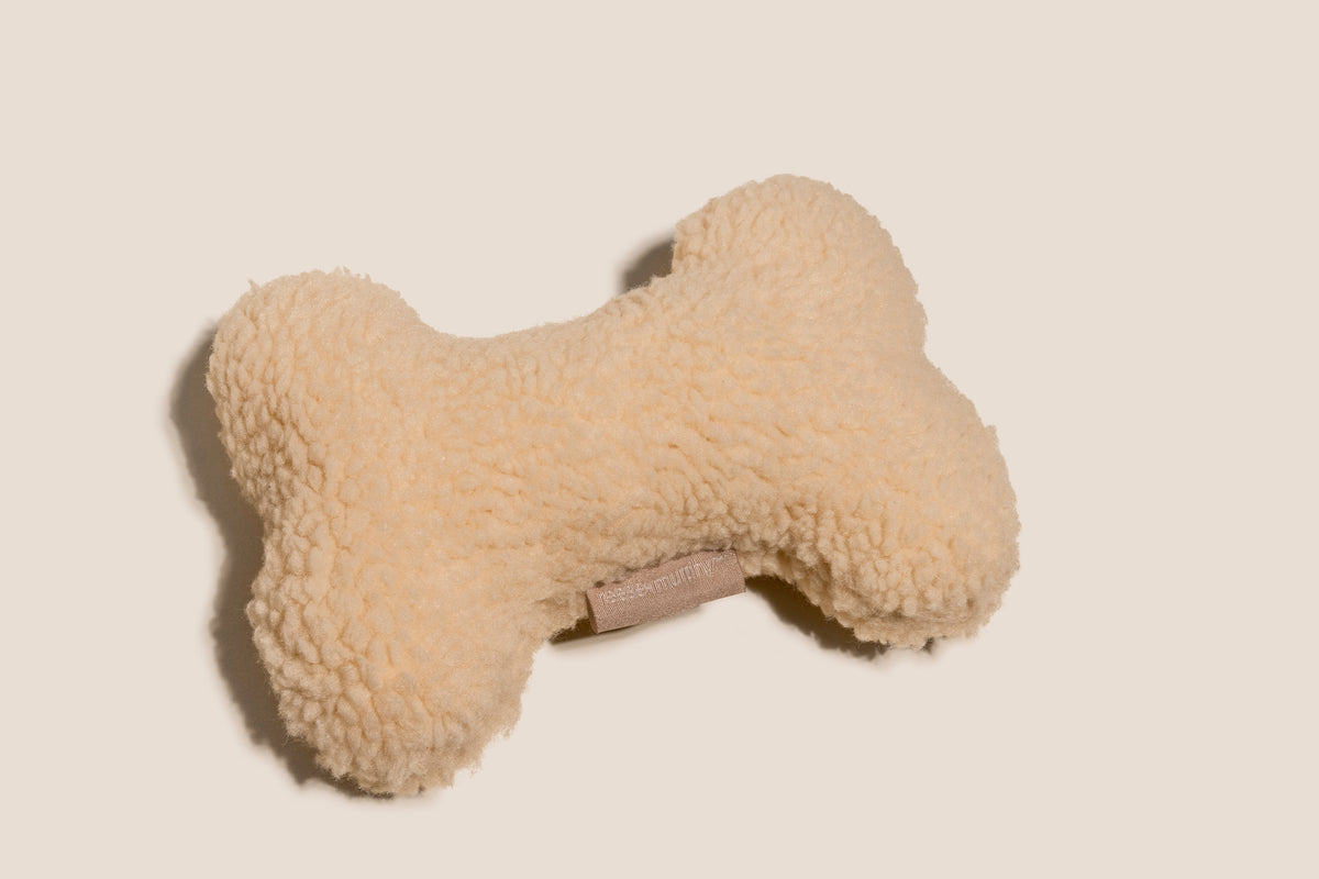 Neutral Bone Shaped Plush Toy Bundle